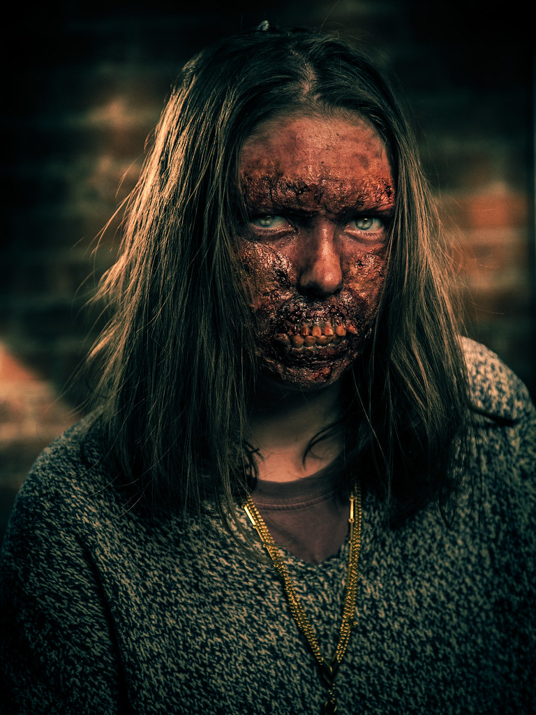 Zombie SFX makeup, Prosethic Special Effects Makeup 2015, olivia hunt